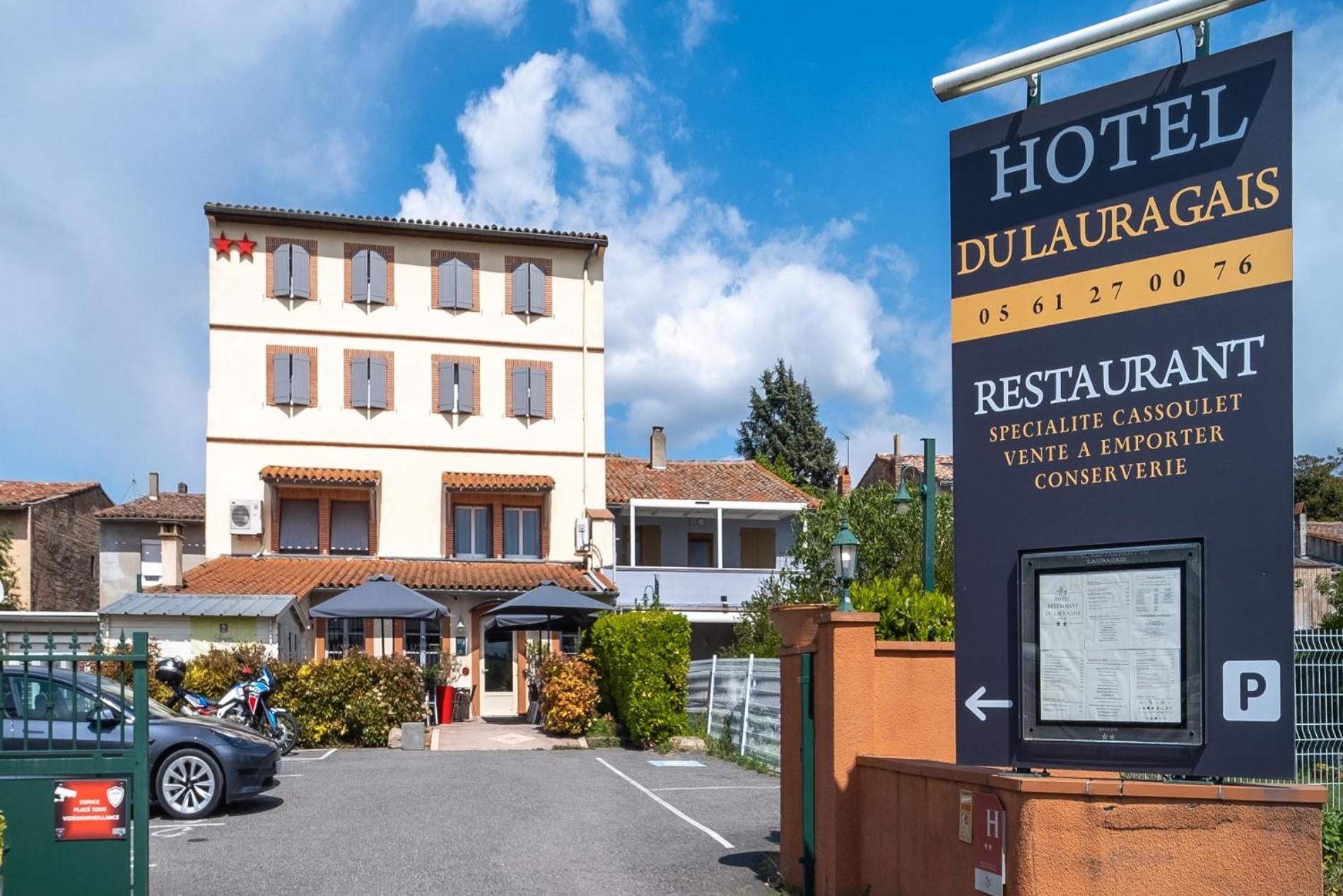 Hotel Restaurant Du Lauragais Logis De France วิลฟรองช์-เดอ-โลราเกส์ ภายนอก รูปภาพ